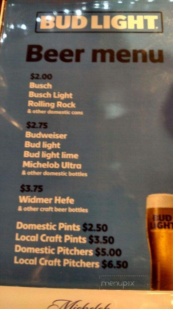 Eagles 538 - Coos Bay, OR menu_pic