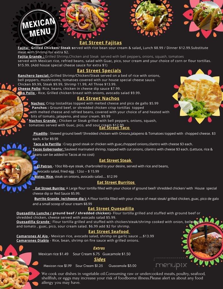 Eat Street - Barnwell, SC menu_pic