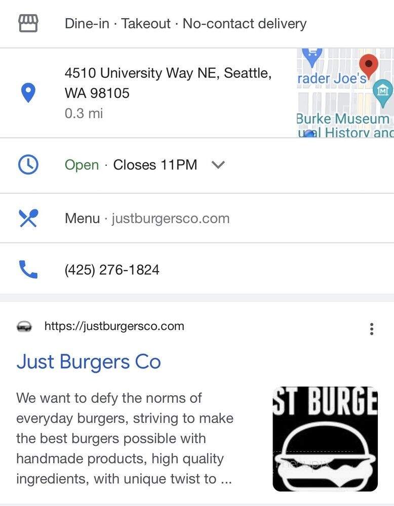 E.J.Burger - Seattle, WA menu_pic