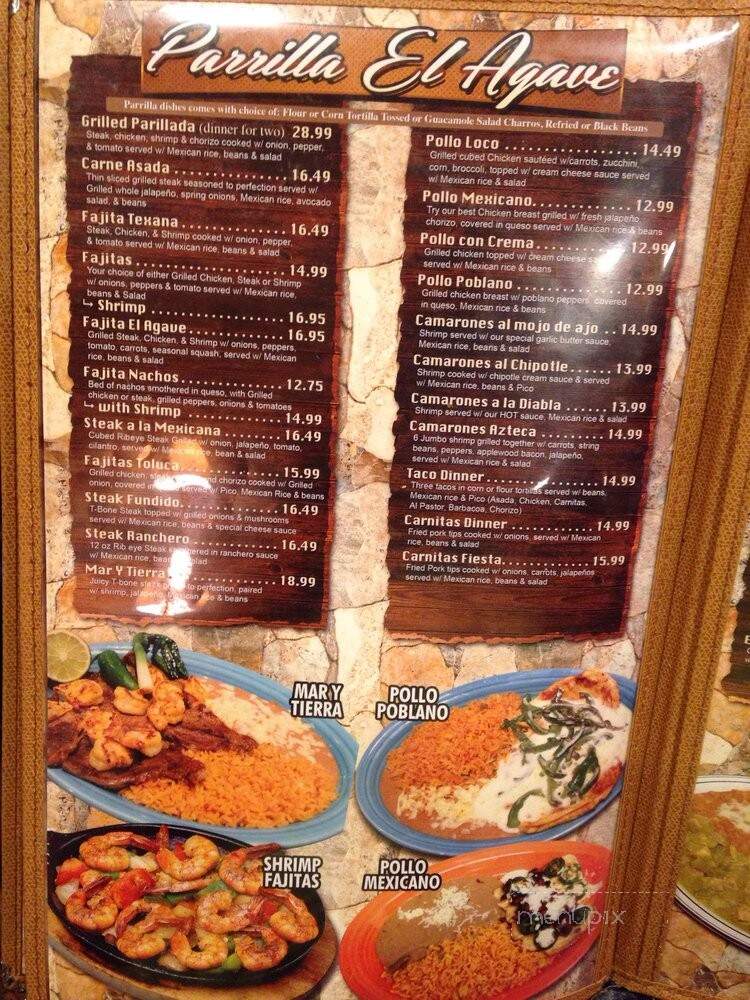 El Agave - Buffalo, NY menu_pic