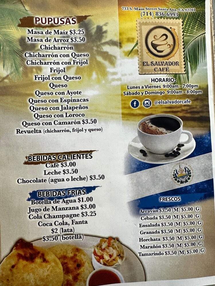 El Salvador Cafe - Santa Ana, CA