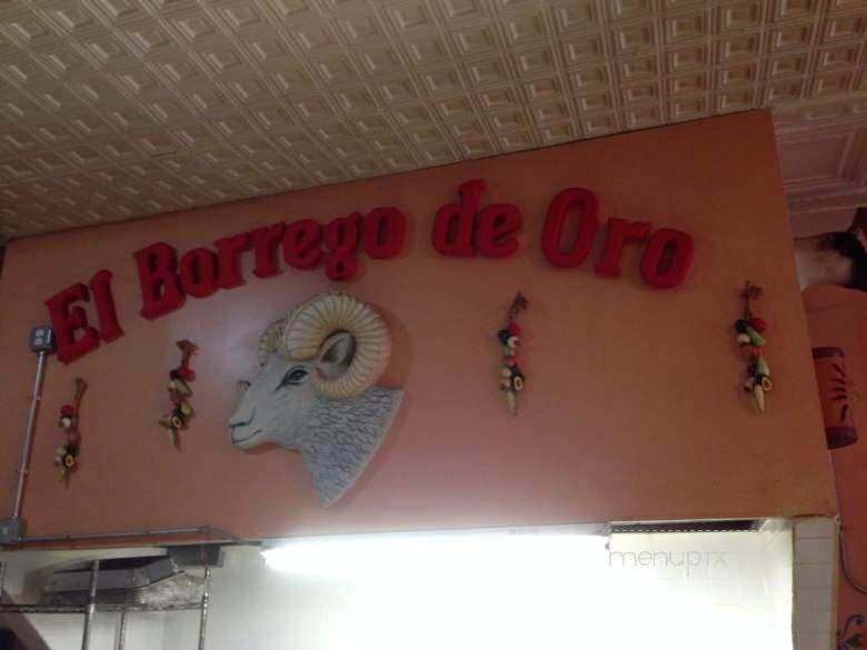 El Borrego De Oro - Cicero, IL menu_pic