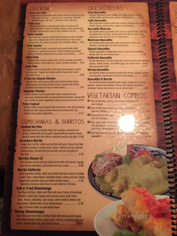 El Pueblito - Fayetteville, NC menu_pic