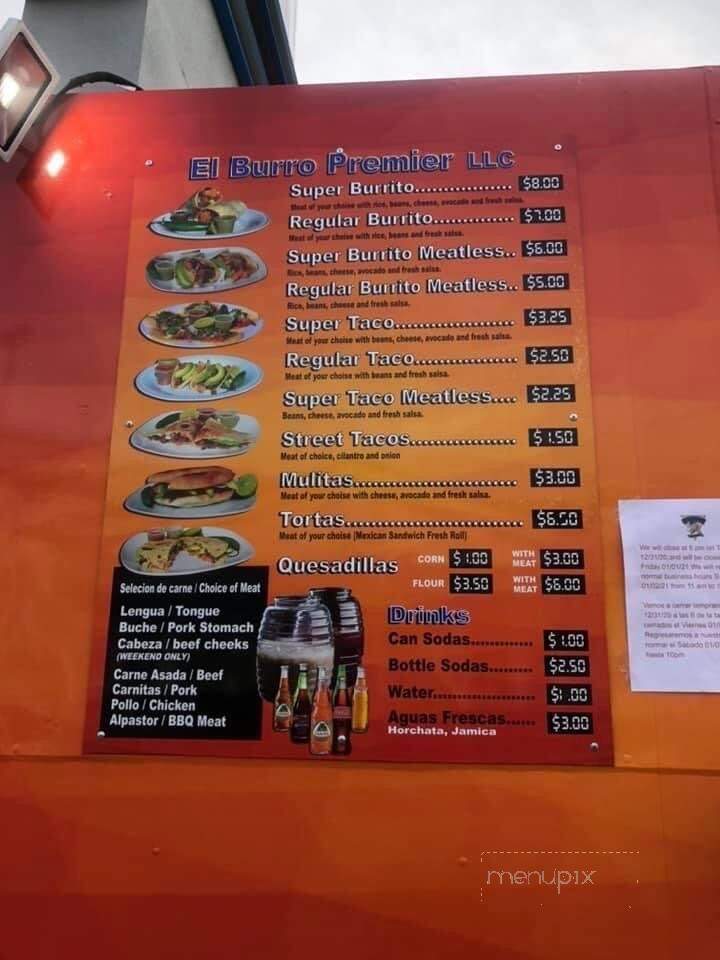 El Burro Premier - Nampa, ID menu_pic