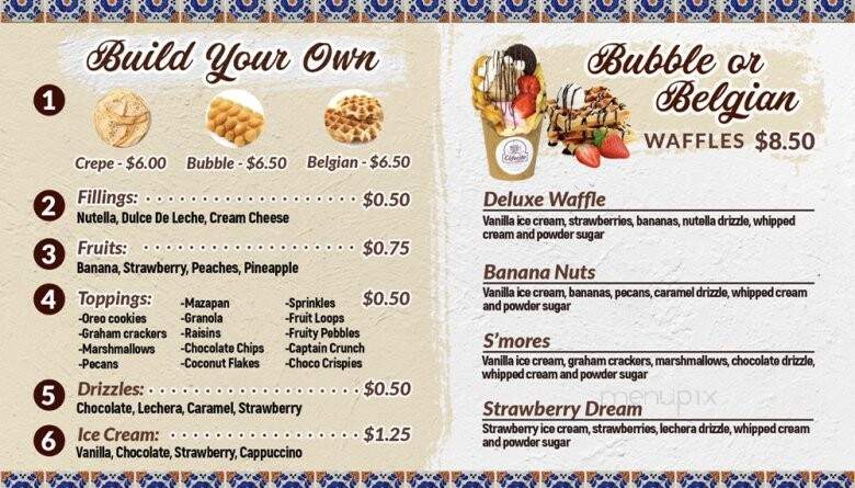 El Cafecito - Maywood, CA menu_pic