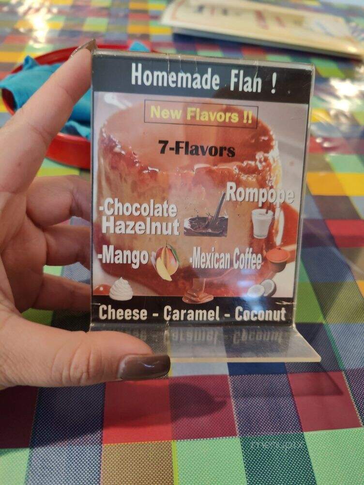 El Calentano - Gardena, CA menu_pic