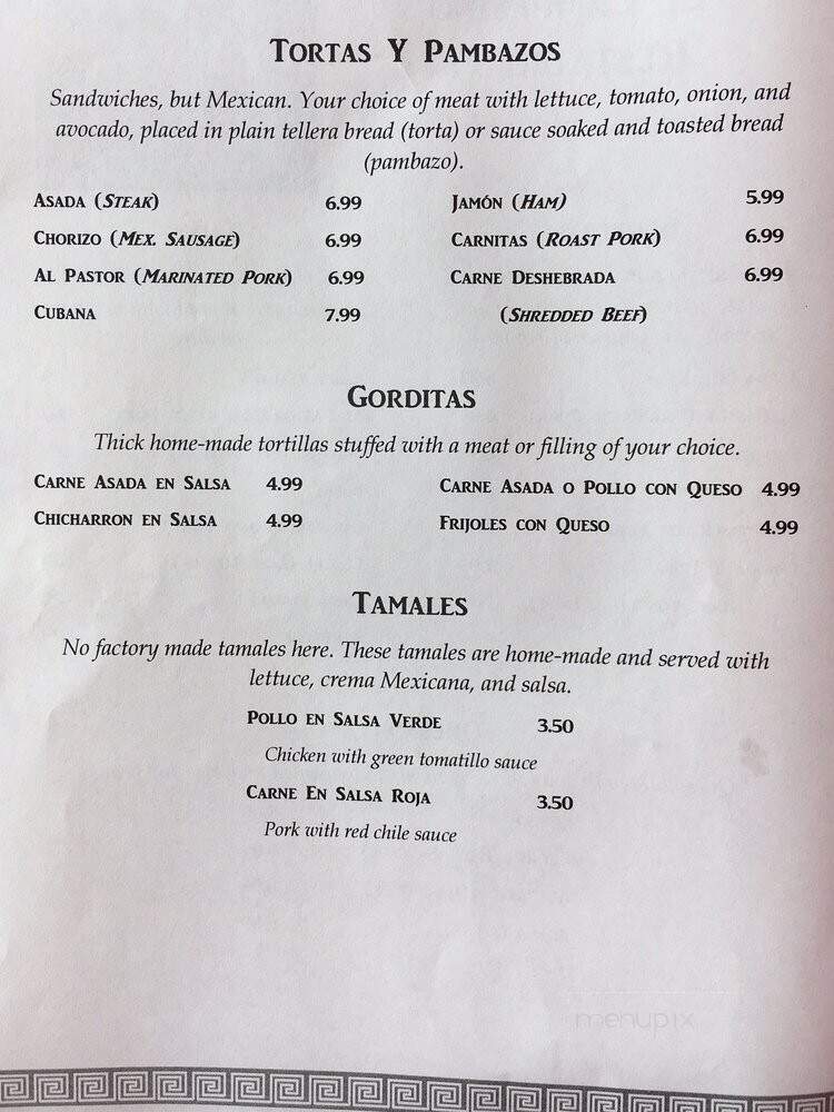 El Campesino Market & Restaurant - Rogers, AR menu_pic
