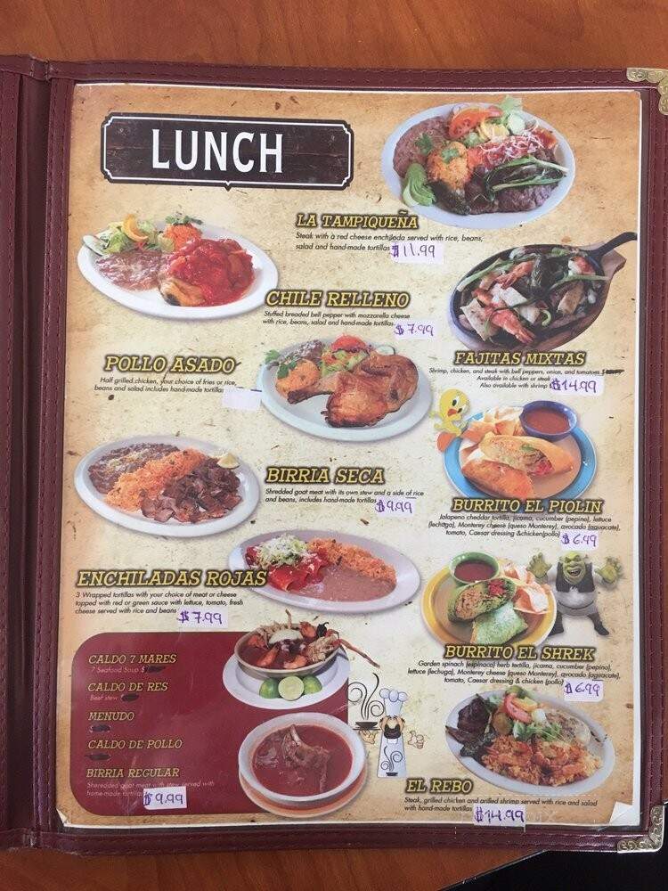 El Cabrito - Pomona, CA menu_pic