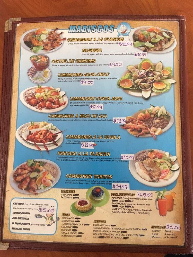 El Cabrito - Pomona, CA menu_pic