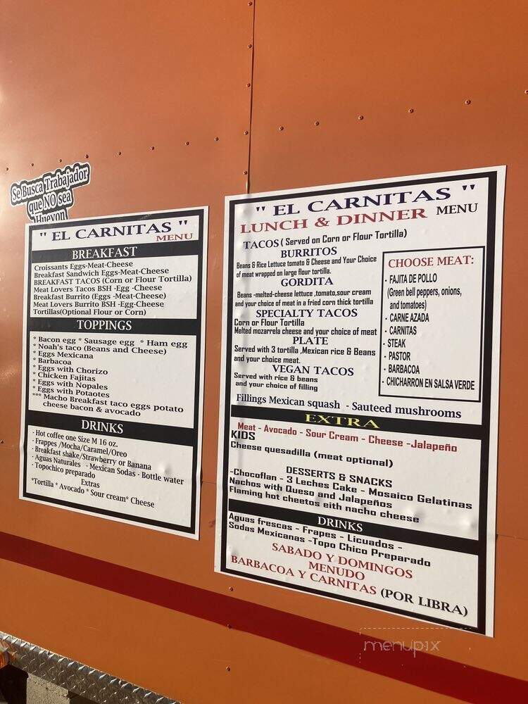 El Carnitas - Manor, TX menu_pic