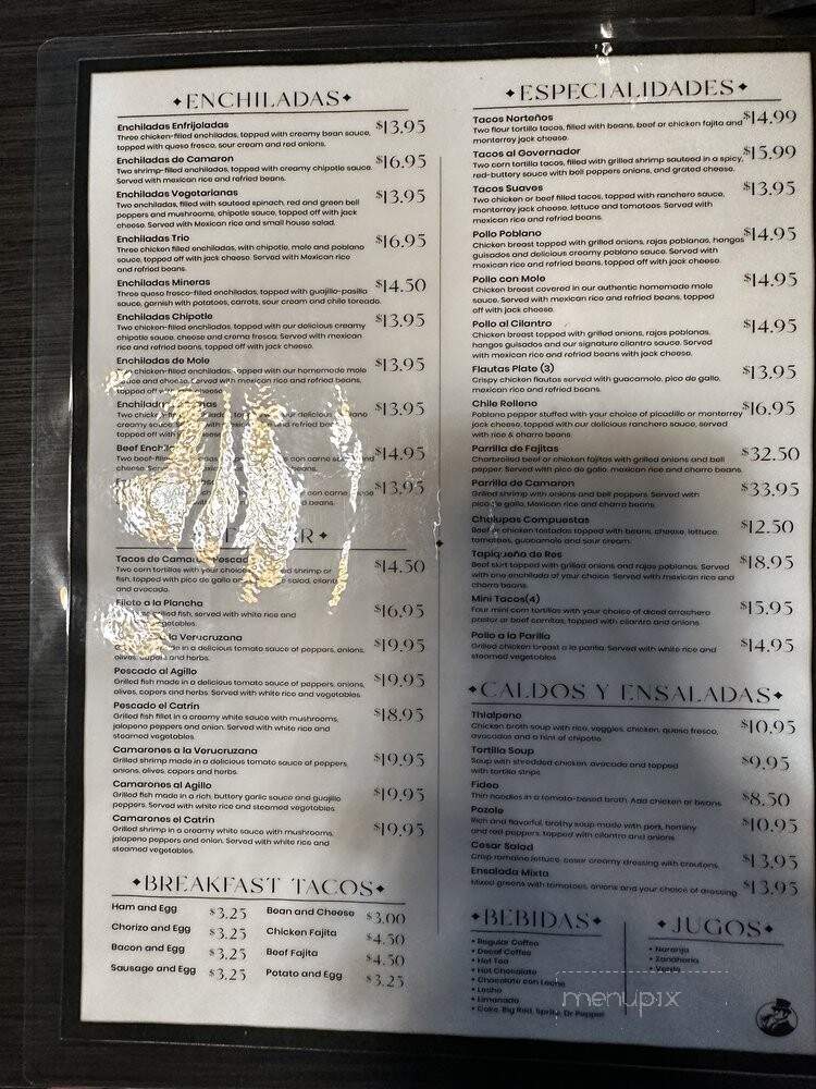 El Catrin Restaurant & Bar - San Antonio, TX menu_pic