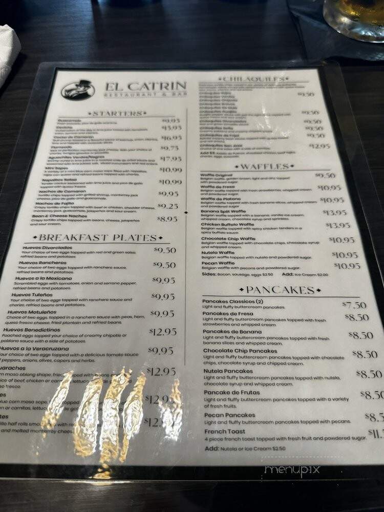 El Catrin Restaurant & Bar - San Antonio, TX menu_pic