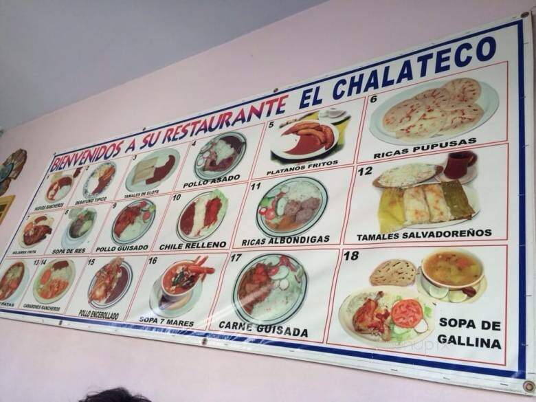 El Chalateco - Los Angeles, CA menu_pic