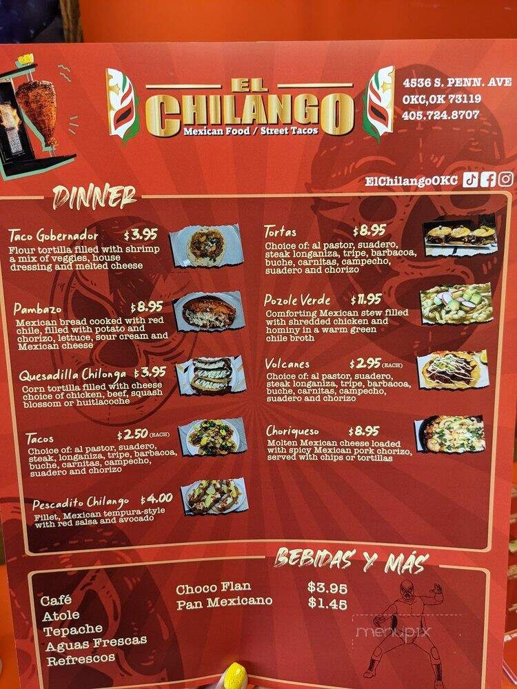 El Chilango - Oklahoma City, OK menu_pic