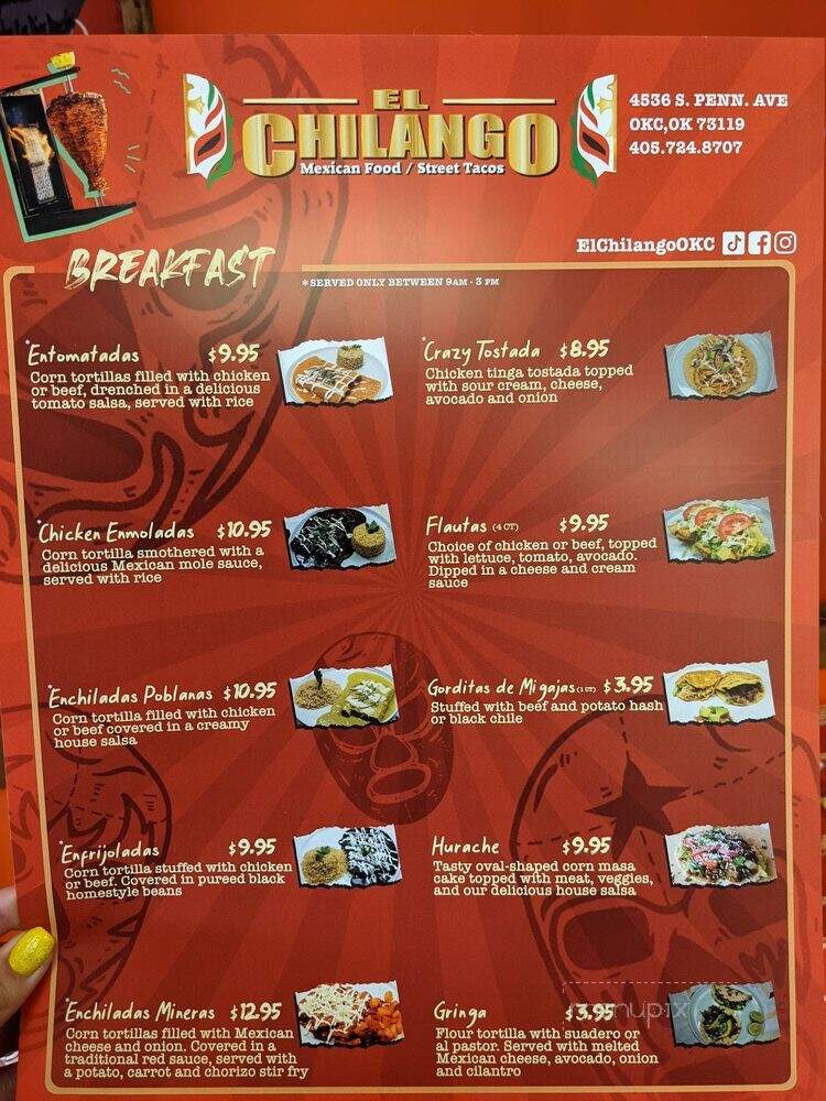 El Chilango - Oklahoma City, OK menu_pic