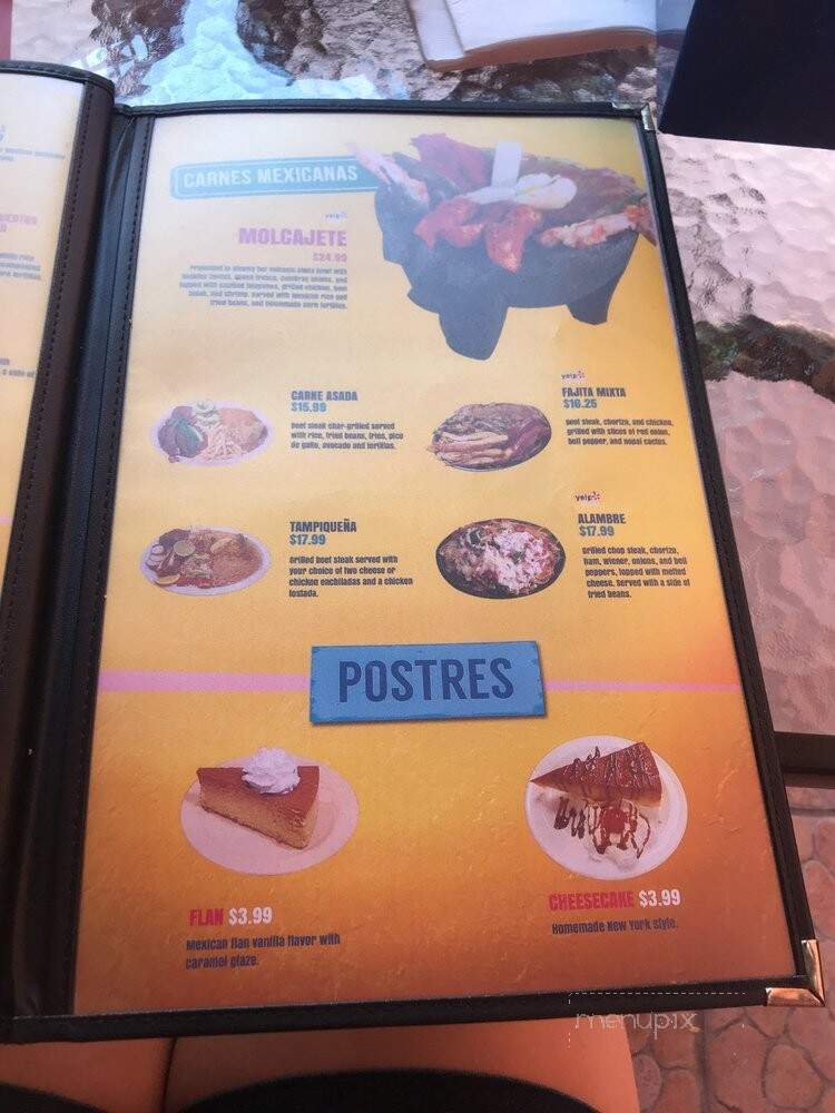 El Taco DE Mexico - Oxnard, CA menu_pic