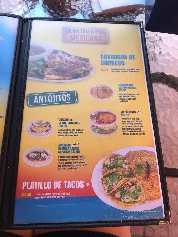 El Taco DE Mexico - Oxnard, CA menu_pic