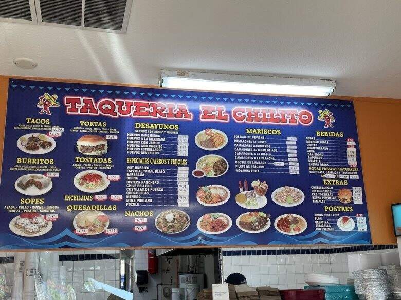 El Chilito - Tustin, CA menu_pic