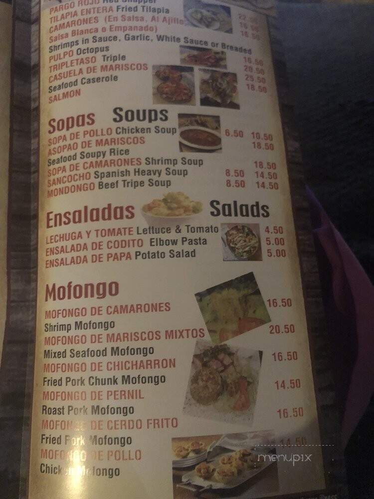 El Cocinero Hispanic Restaurant - Stroudsburg, PA menu_pic