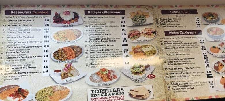 El Costeno - Hawaiian Gardens, CA menu_pic