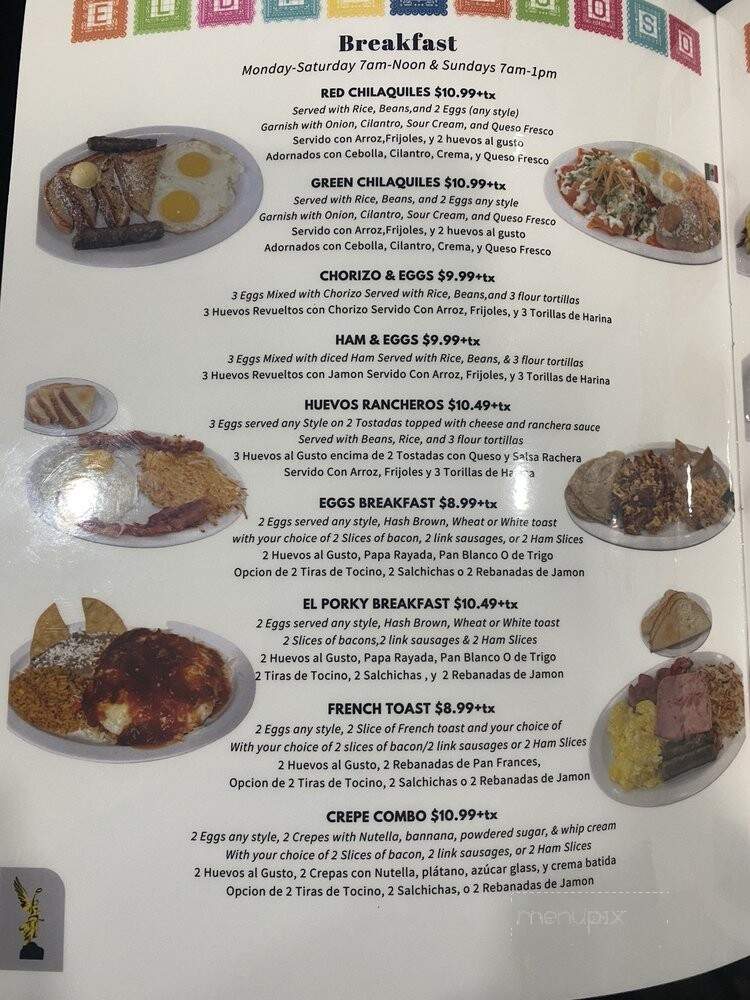 El DFectuoso - Moreno Valley, CA menu_pic