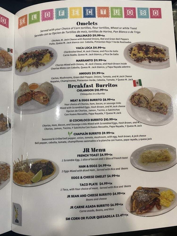 El DFectuoso - Moreno Valley, CA menu_pic