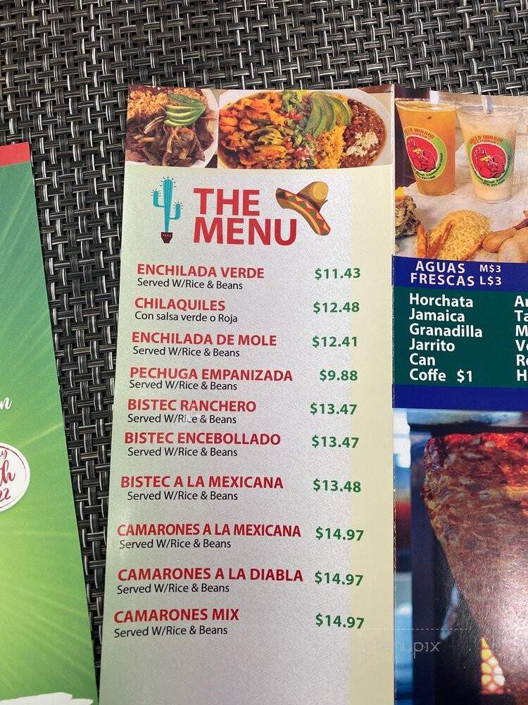 El Gallo Dorado - Shelton, CT menu_pic