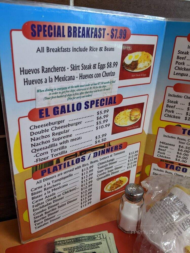 Elgallo - Palos Park, IL menu_pic