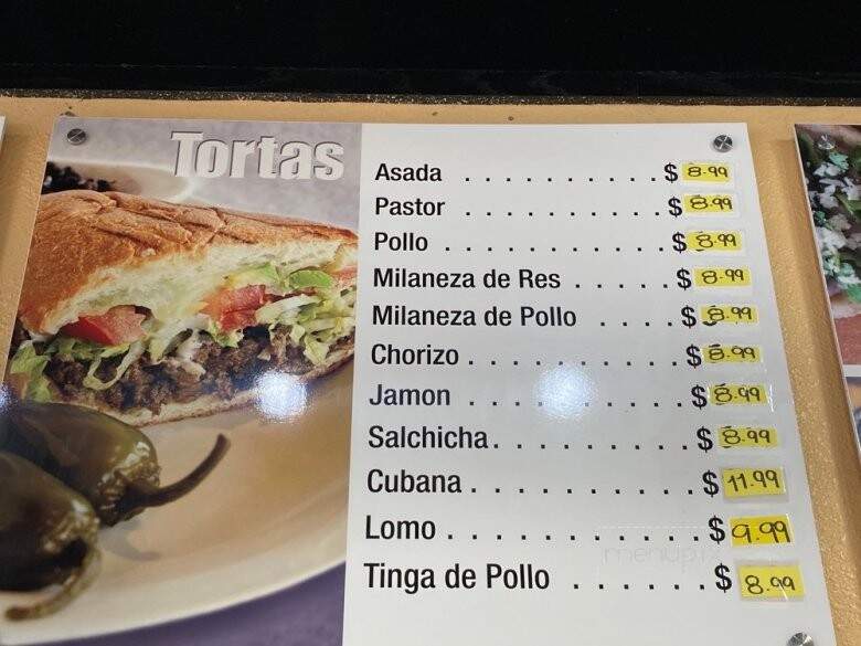 El Gigante Taqueria - Indianapolis, IN menu_pic