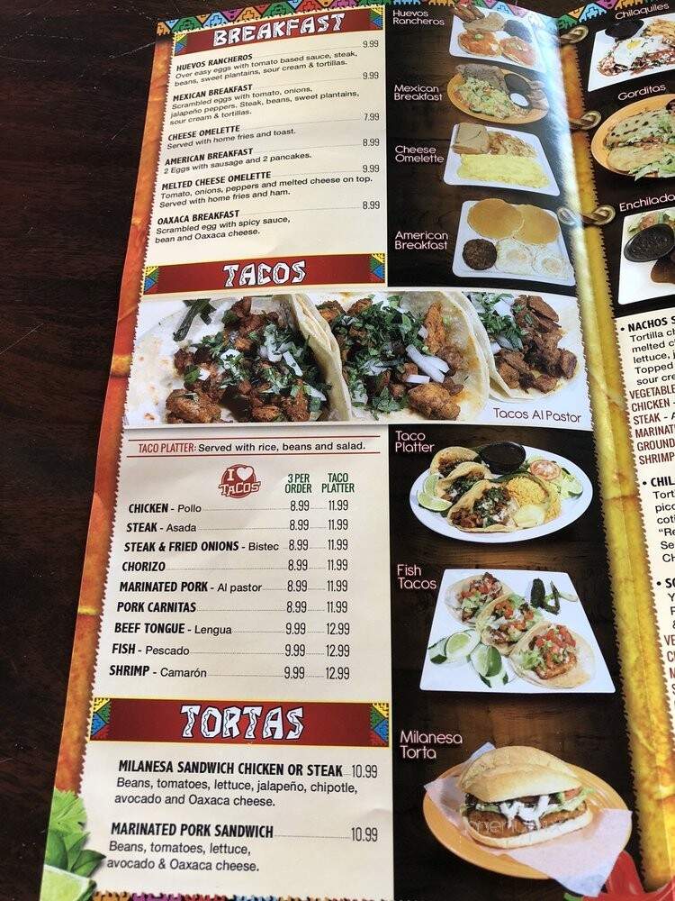 El Guajillo Mexican - Trenton, NJ menu_pic