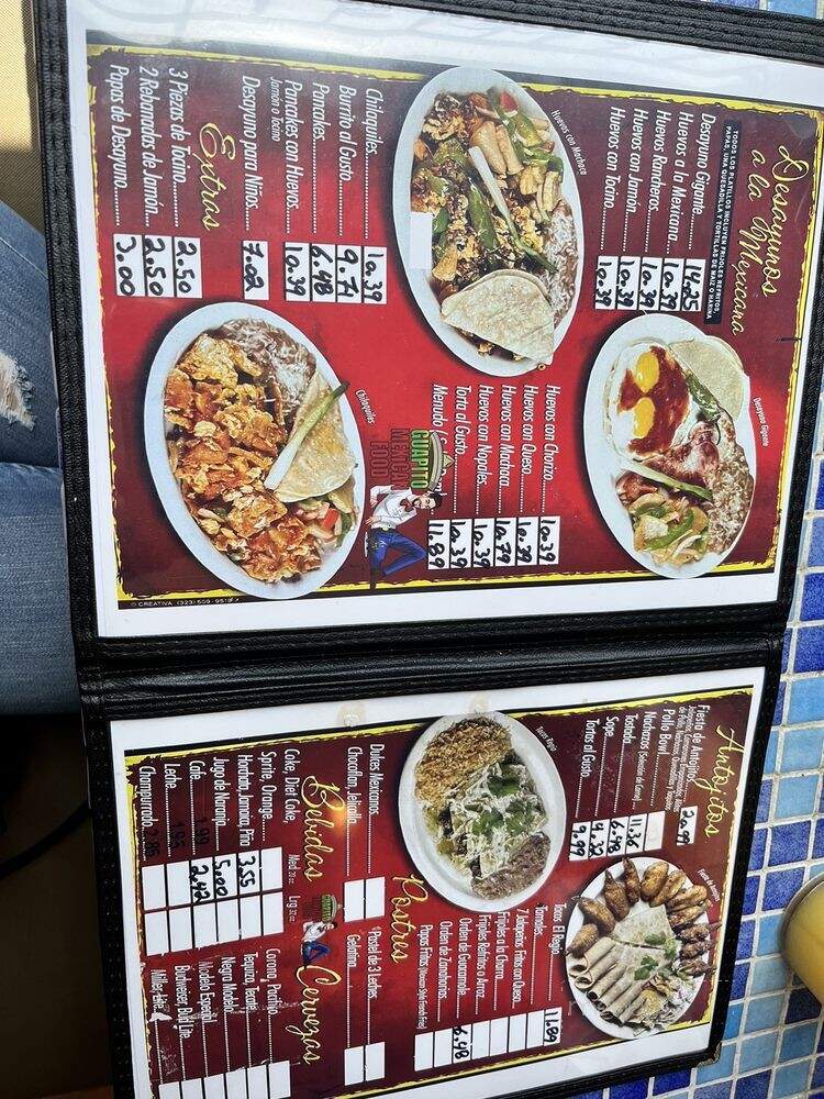 El Guapito - Bell, CA menu_pic
