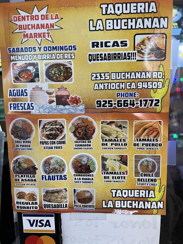 El Guerrerito - Antioch, CA menu_pic