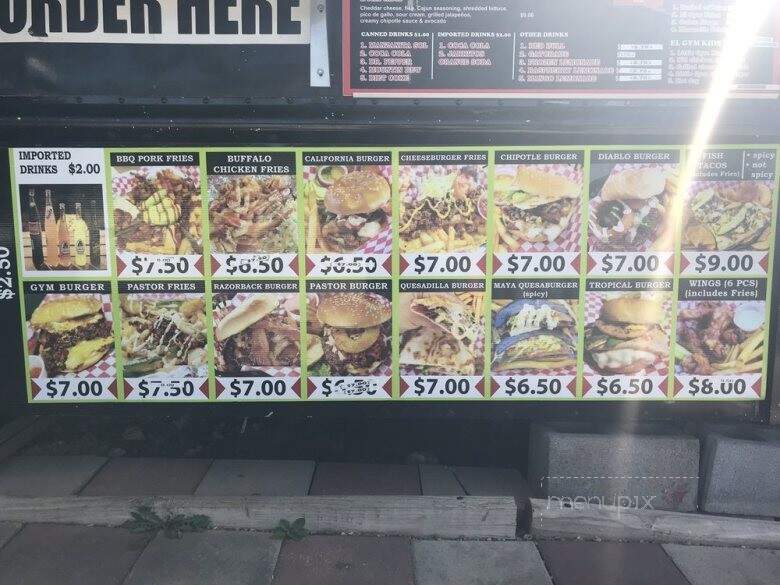 El Gym - Fayetteville, AR menu_pic
