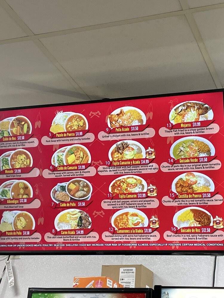 El Indio Restaurant & Taqueria - Lawrenceville, GA menu_pic
