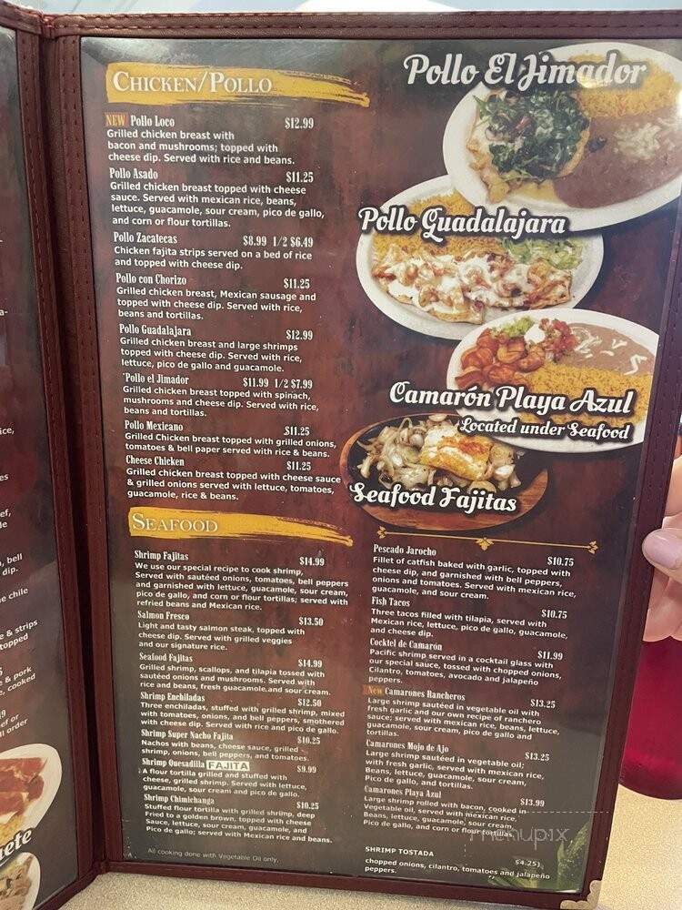 El Jimador - Iola, KS menu_pic