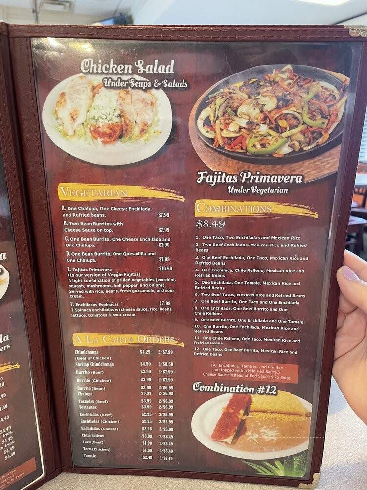 El Jimador - Iola, KS menu_pic