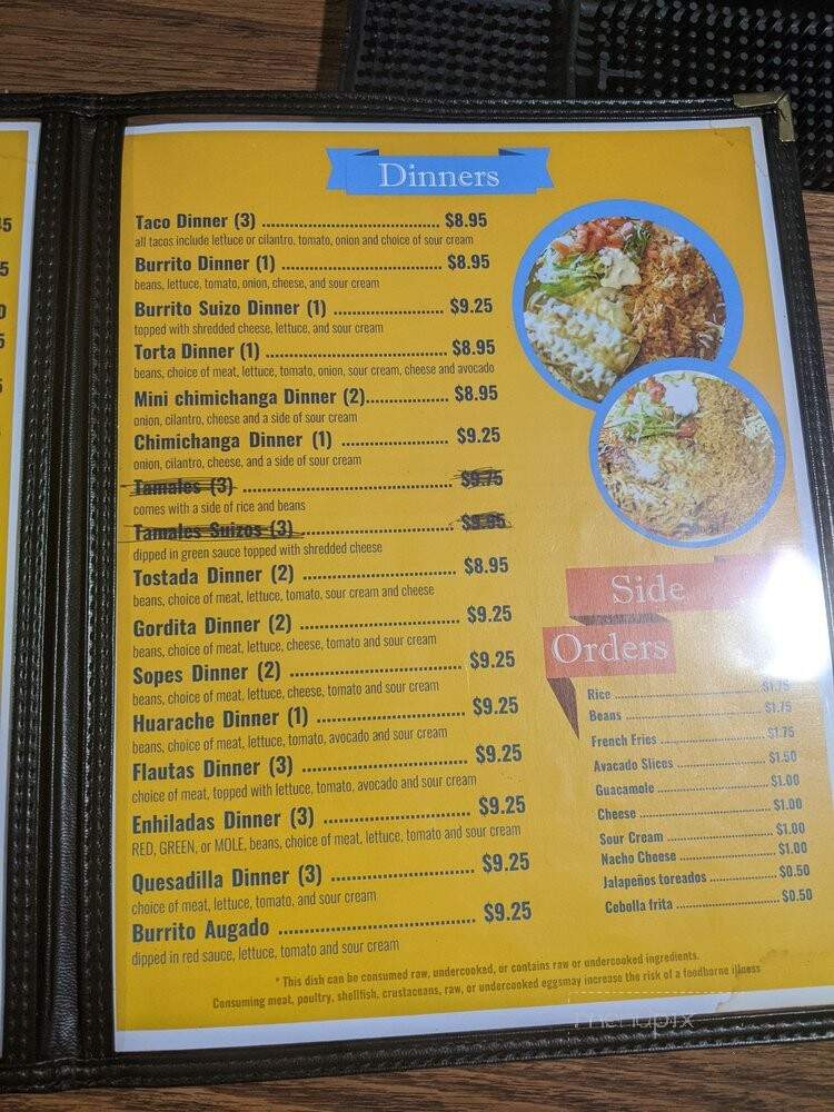 El Jimador Restaurant - Milwaukee, WI menu_pic
