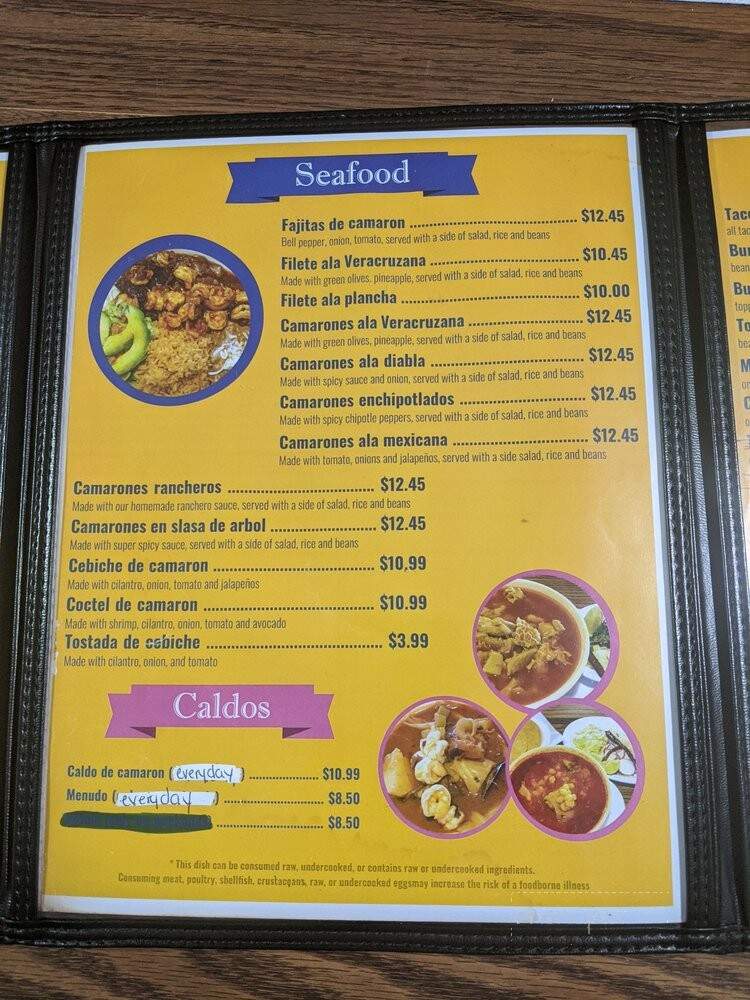 El Jimador Restaurant - Milwaukee, WI menu_pic