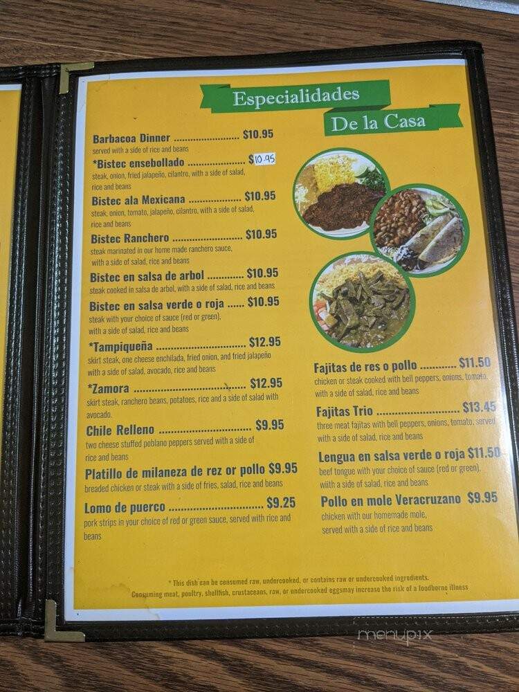 El Jimador Restaurant - Milwaukee, WI menu_pic