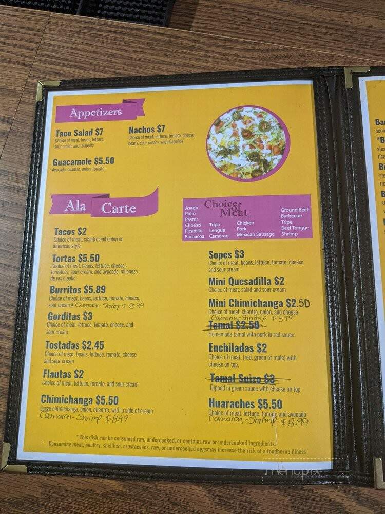 El Jimador Restaurant - Milwaukee, WI menu_pic