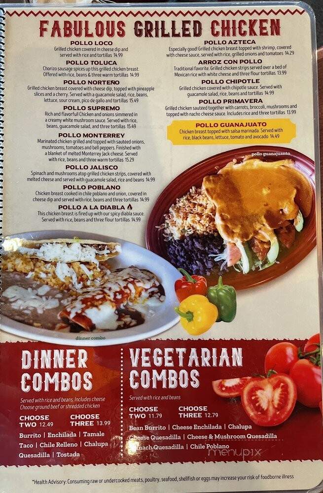 El Jinete Mexican Grill & Bar - Mount Pleasant, MI menu_pic