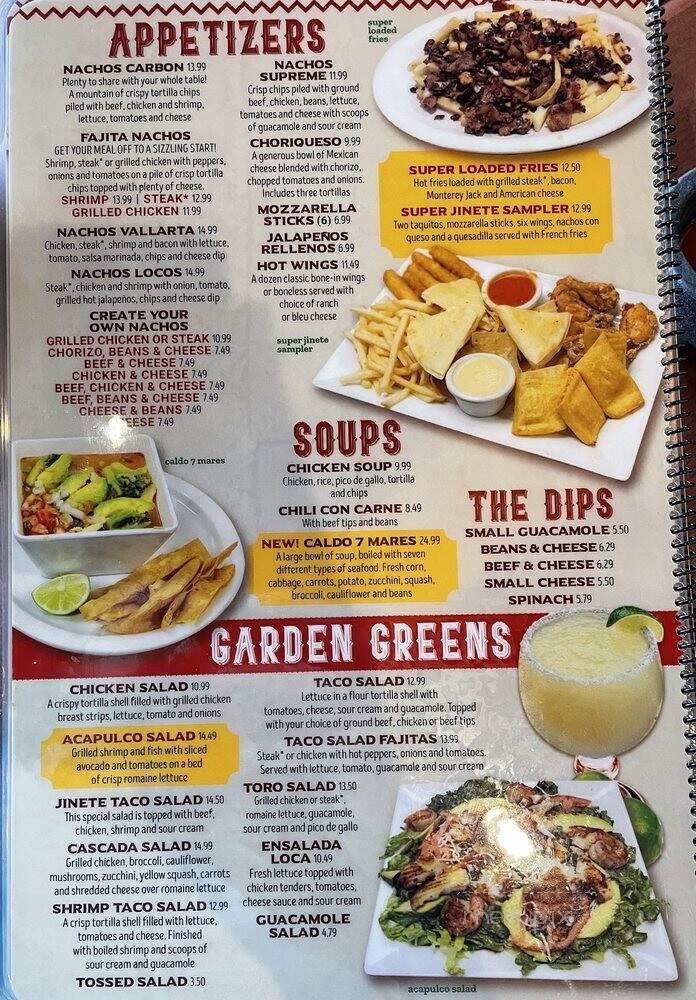 El Jinete Mexican Grill & Bar - Mount Pleasant, MI menu_pic