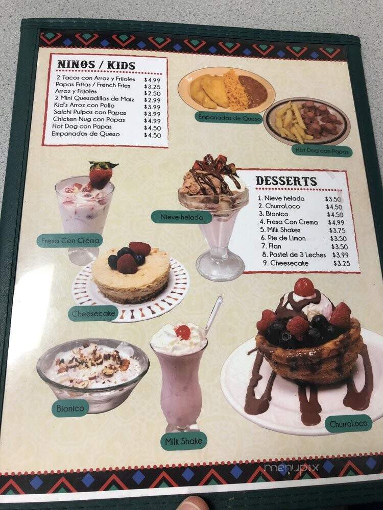 El Jinete Seafood Grill & Mexican Restaurant - Danville, VA menu_pic