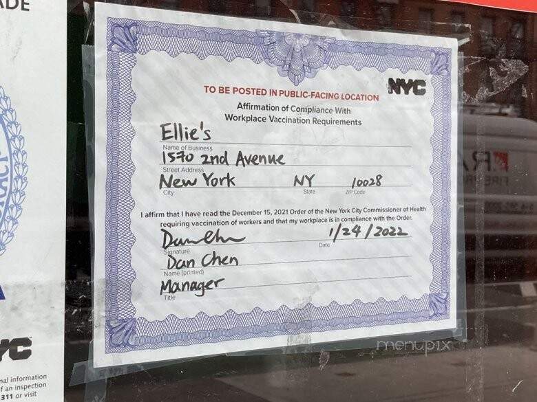 Ellie's Chinese Restaurant - New York, NY