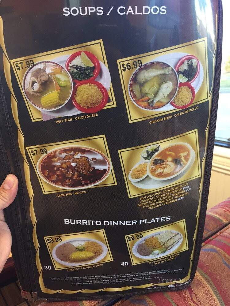 El Lindo Mexico Taqueria & Restaurant - Nacogdoches, TX menu_pic