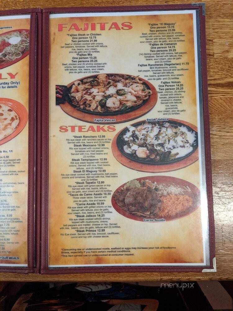 El Maguey - Saint Louis, MO menu_pic