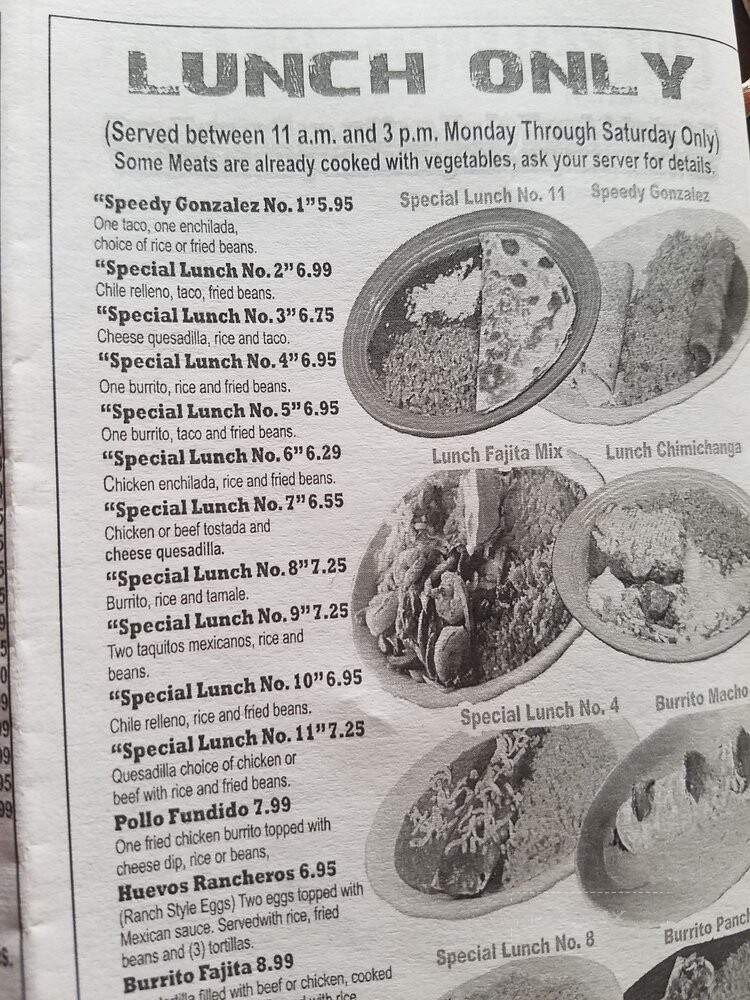 El Maguey - Saint Peters, MO menu_pic