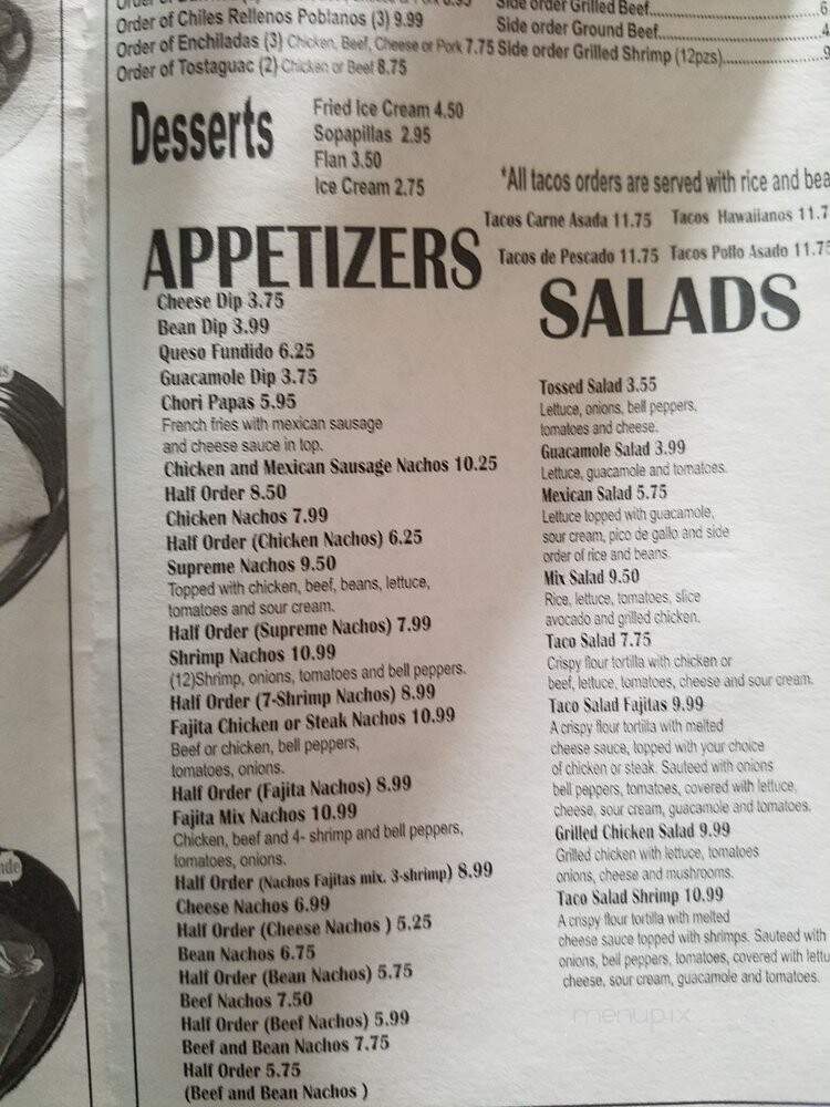 El Maguey - Saint Peters, MO menu_pic