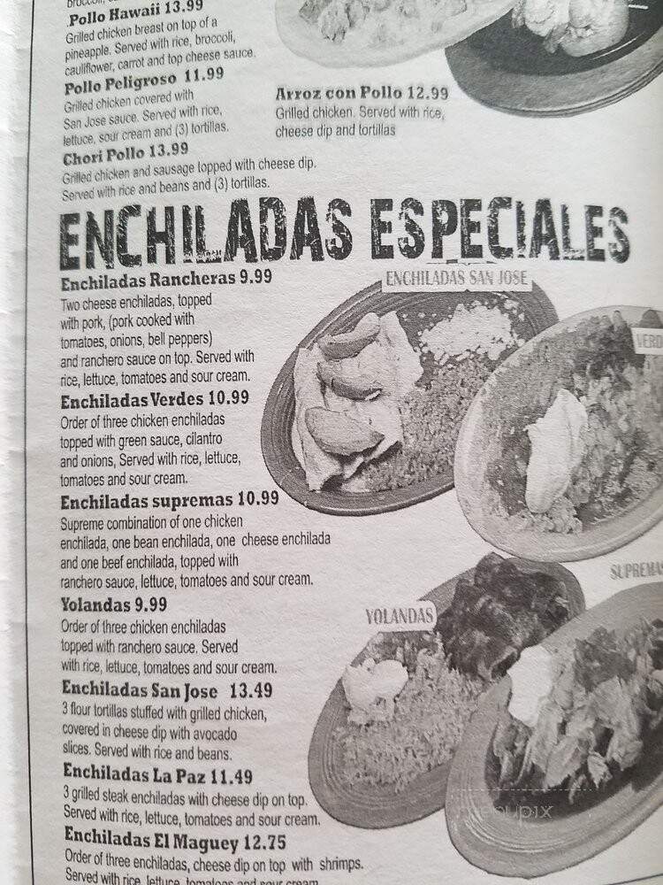 El Maguey - Saint Peters, MO menu_pic