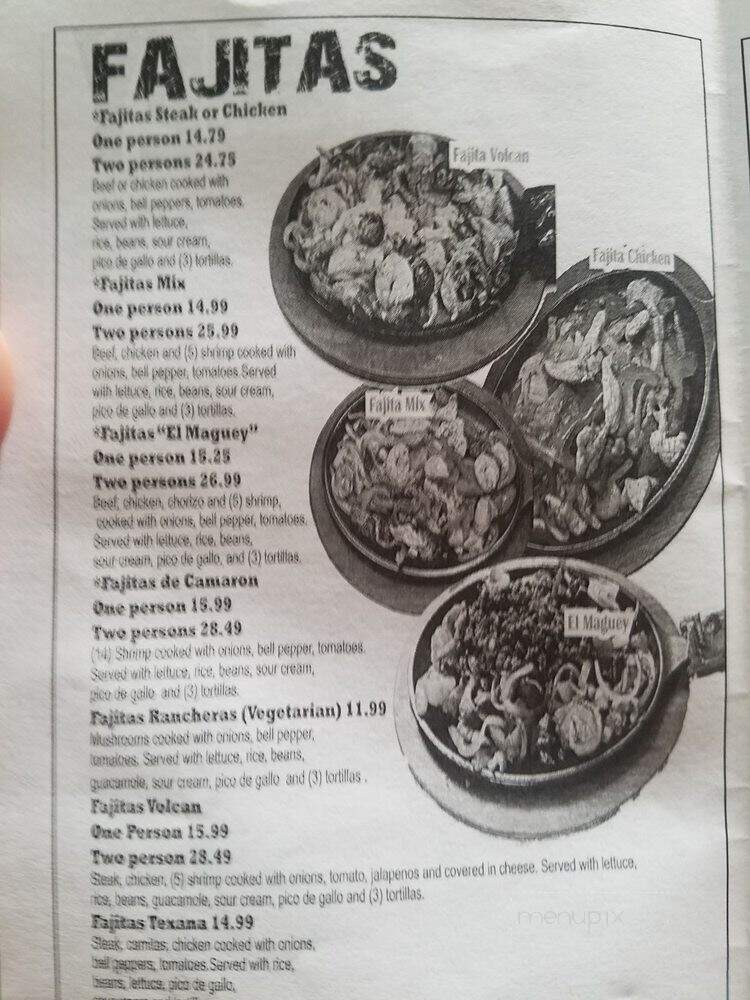 El Maguey - Saint Peters, MO menu_pic